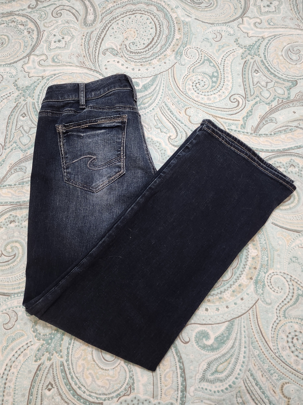 Dark Wash Women’s Bootcut Jeans - Unbranded